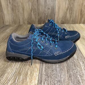 Therafit Women's US Size 6 Blue Gray Lace Up Athletic Sneaker Shoes